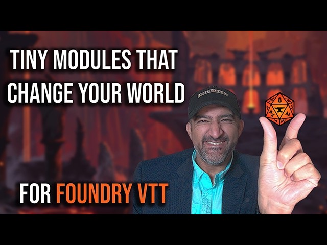 7 SMALL but POWERFUL QoL Modules for Foundry VTT! (V12)