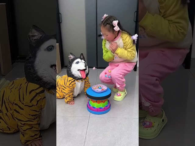 Is the puppy real or fake? It looks fierce! #FunFamily #ProductRecommendation #funny