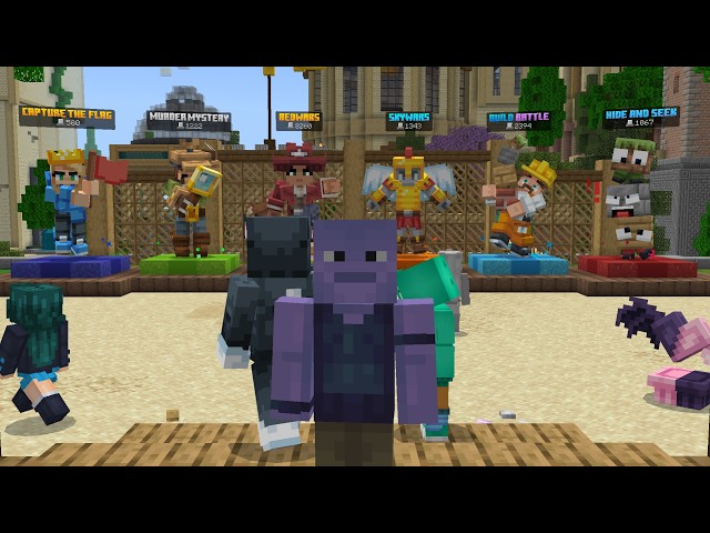 MINECRAFT BEDROCK SERVER CONTENT !