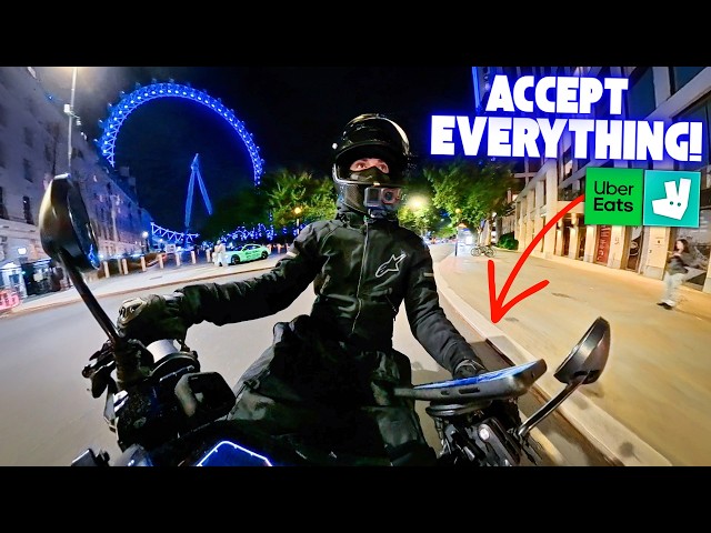 Accepting EVERY UberEats & Deliveroo Order On Friday Night! - Does This Actually Make More Money?
