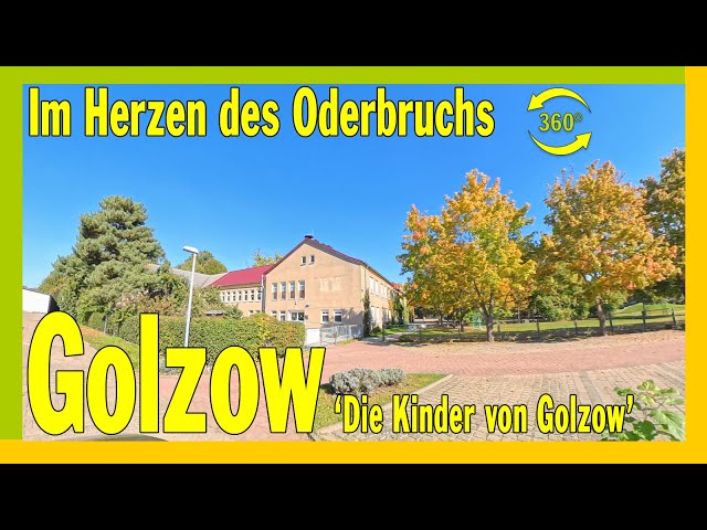 360 Grad-Fahrt durch Golzow: Im Herzen des Oderbruchs -  Bekannt durch die "Die Kinder von Golzow"
