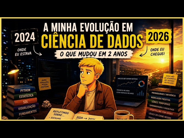 A minha evolução em Ciência de Dados: O que mudou em 2 anos