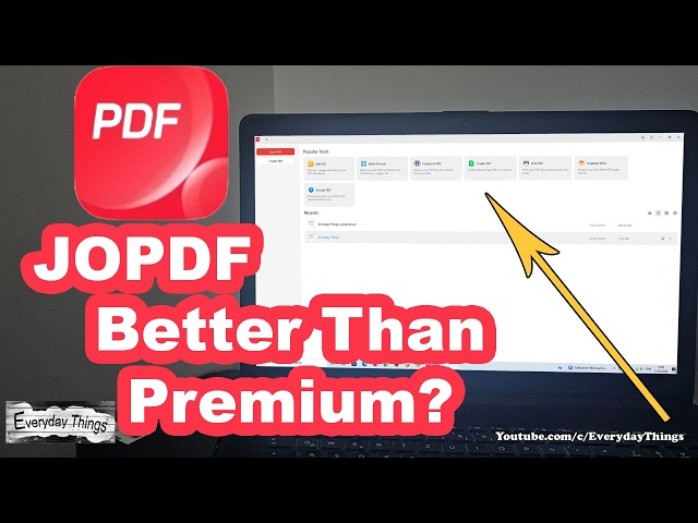 JOPDF PDF Editor Review | A Powerful Free Alternative to Premium PDF Tools