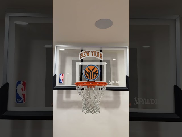 Step into your favorite space in the house! 🏡 #nyknicks #winecellar #homegym #basementreno