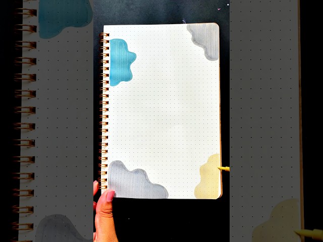Cute front page border design ideas for project #art #diy #satisfying #shorts #doodle