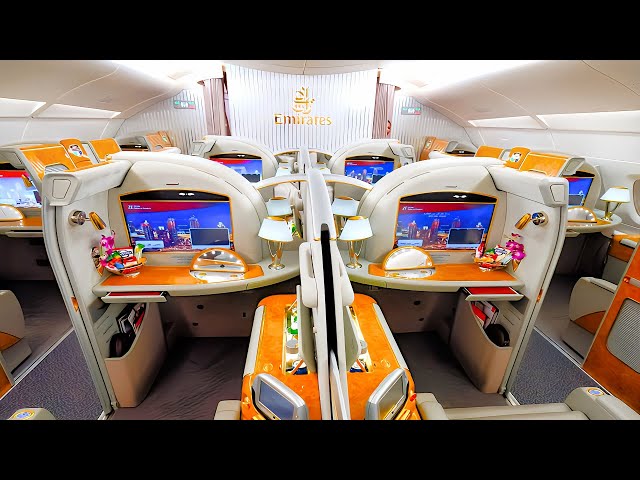 Emirates A380 First Class Flight Full Review (Tokyo to Dubai) - Onboard Shower Experience