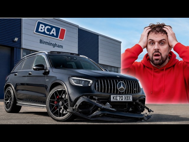 I BOUGHT A CHEAP GLC 63 AMG FROM BIRMINGHAM AUCTION!