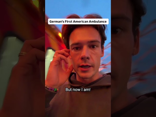 German in an American Ambulance!