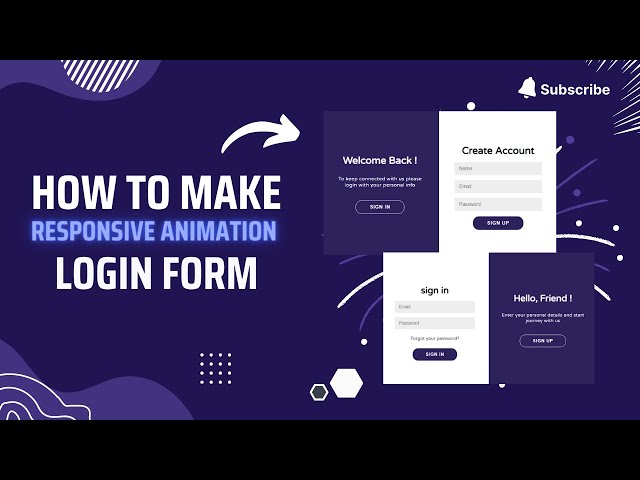 Get Creative: Design an Interactive Login Form with HTML, CSS, and JS