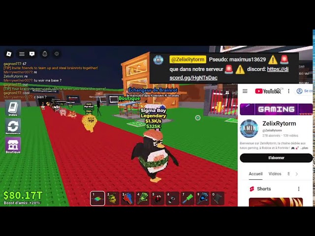Live trade steal a brainrot