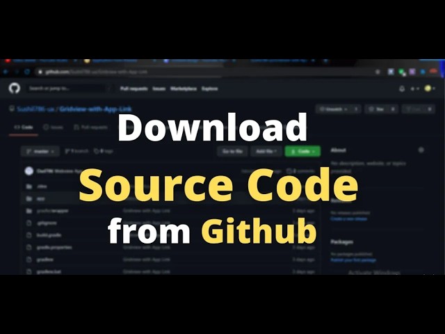 How to Download Source Code from GitHub