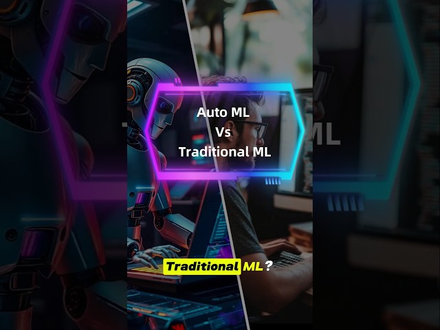 Do you also wonder why Auto ML is different from Traditional ML?!#shorts #youtubeshorts #edutech
