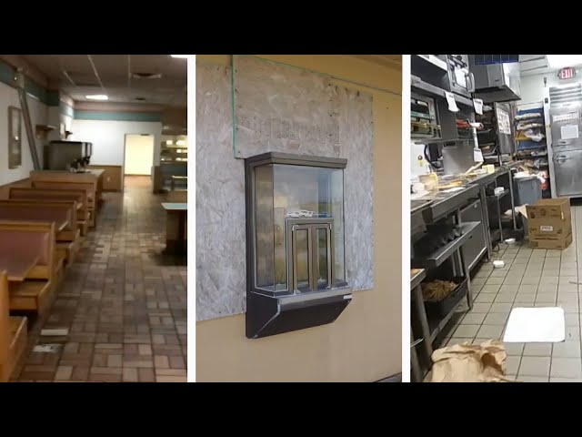 Eerily Empty Fast Food Places And Restaurants