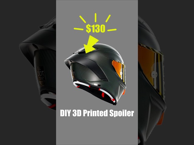 DIY - 3D Printed AGV Pista Spoiler