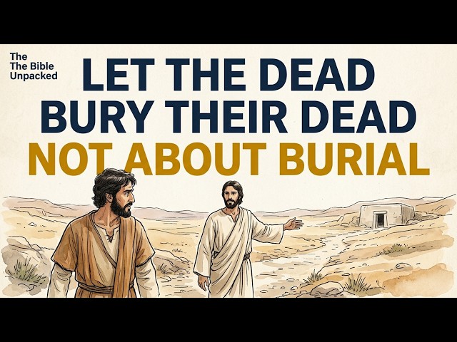 Why Jesus Said Let the Dead Bury Their Dead: Luke 9 Explained