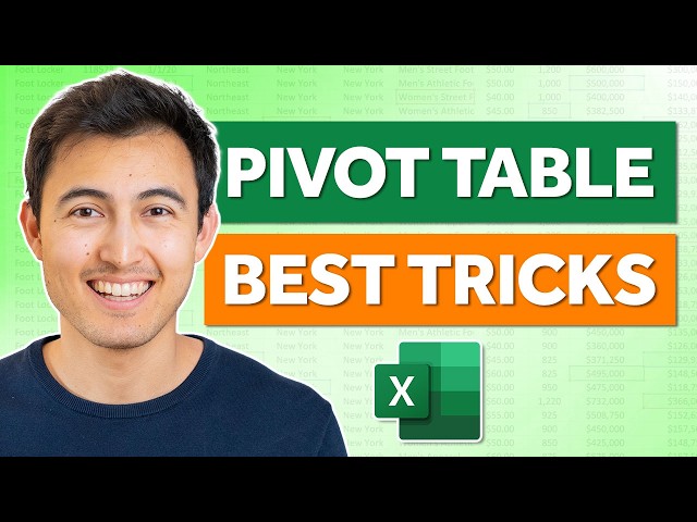 10 Advanced Pivot Table Tricks to Make you an Excel PRO