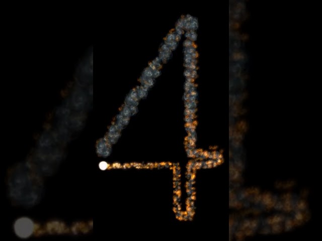 Fire and smoke 9 seconds Countdown