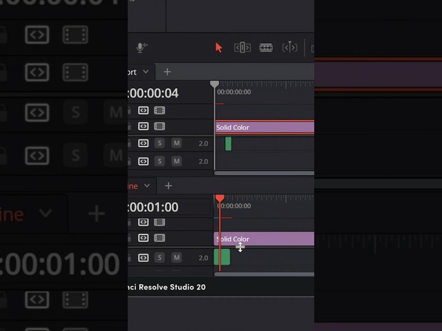 How Multi-Timelines Will Save HOURS in DaVinci Resolve | One Minute feature #6