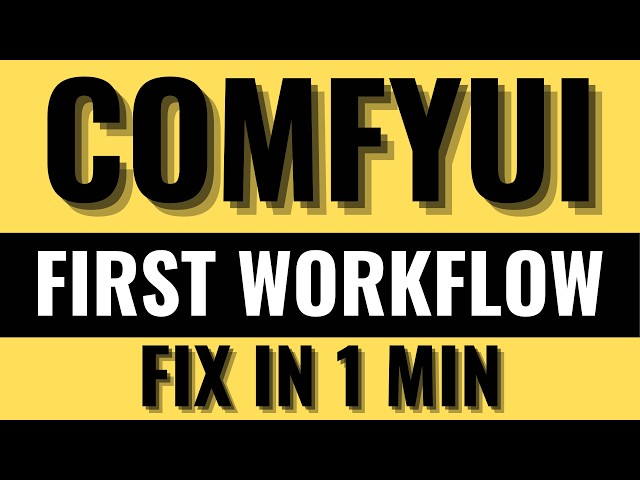 ComfyUI for Beginners: First Workflow in 10 Minutes | Complete Guide