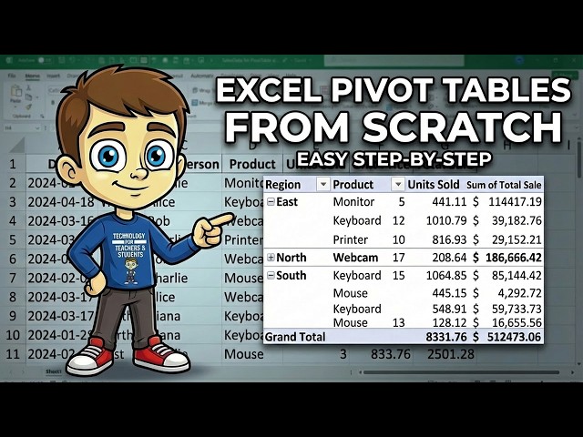How to Easily Build Excel Pivot Tables from Scratch!