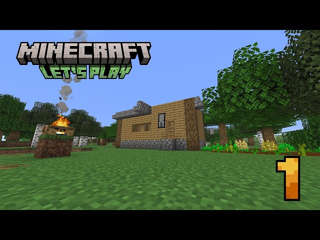 Getting Started But Then I Get Raided - Let's Play Minecraft - Ep. 1