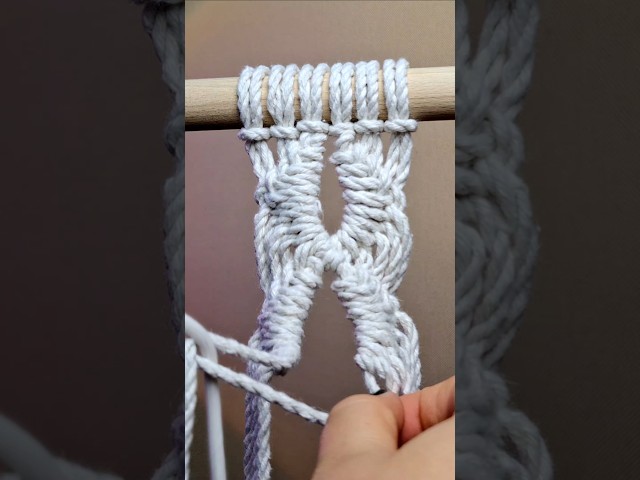macramé diamond pattern #macrametutorial #macrame #handmade #macramepatterns #wallhanging