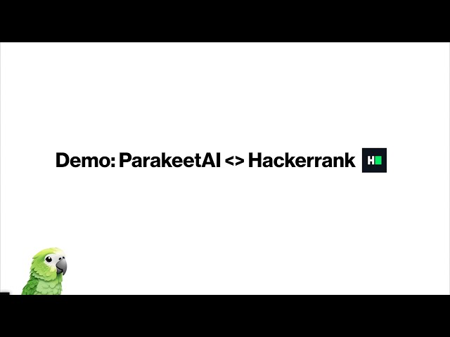 ParakeetAI Demo: Hackerrank