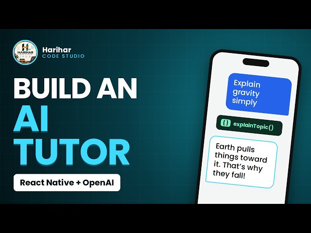Build an AI Education Assistant with React Native + OpenAI | Structured AI & JSON Schema | Part 2