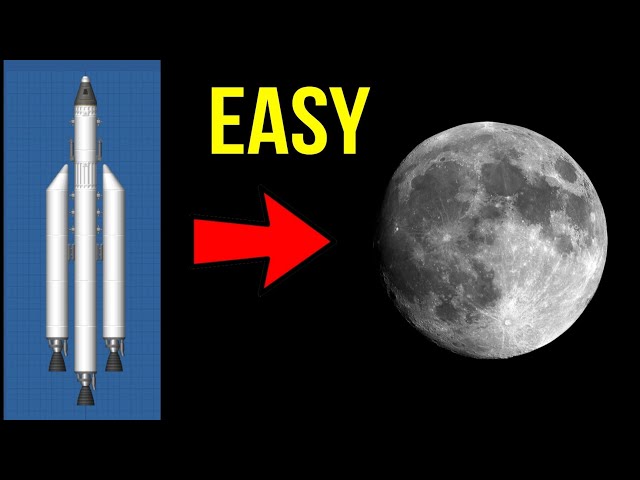 HOW TO LAND ON MOON IN SPACEFLIGHT SIMULATOR (Easy Method)