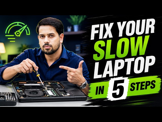 How to Fix Slow Laptop (Fix Slow Windows 10 and 11 in 5 Simple Steps)