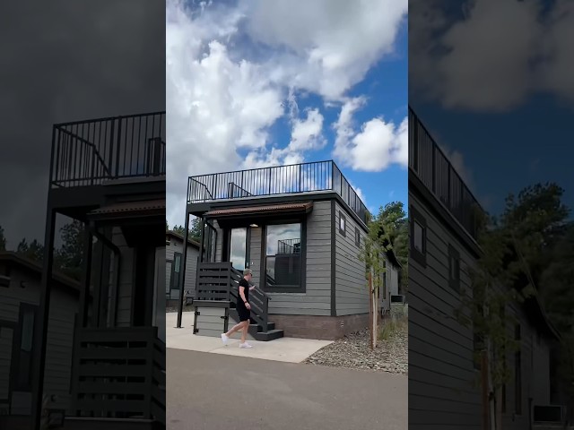 Touring an 877 sq ft Prefab Home with a Roof Deck! #hometour