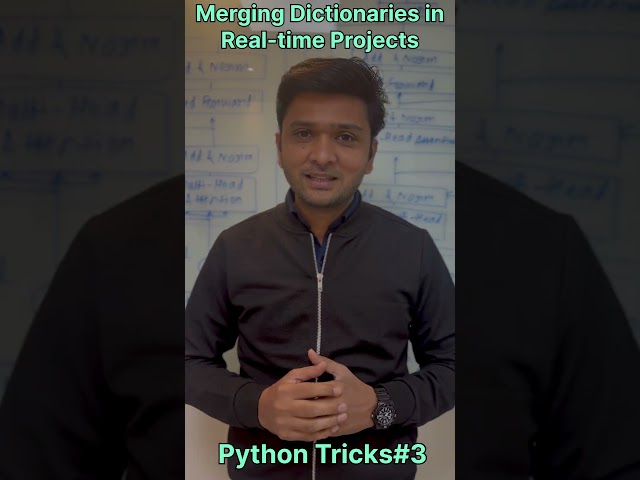 Python Trick #3 Merging Dictionaries in Real Time Projects #coding #pyscript #pythong #pydev #python