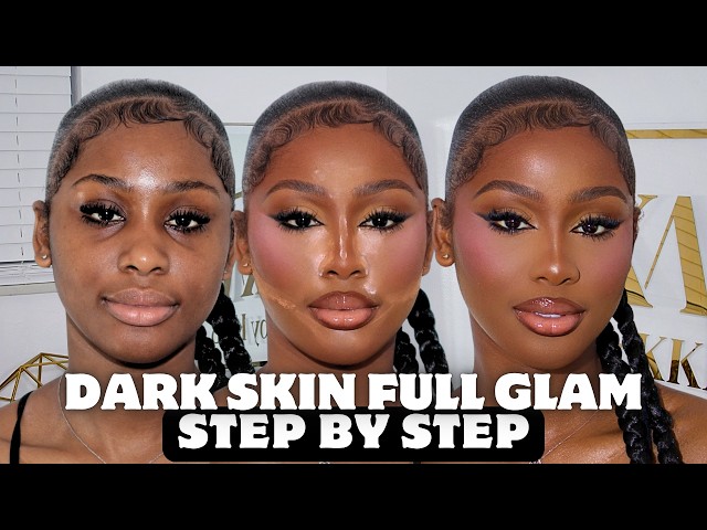 Beginner Makeup Tutorial for Black Women | FULL GLAM Step-by-Step Masterclass
