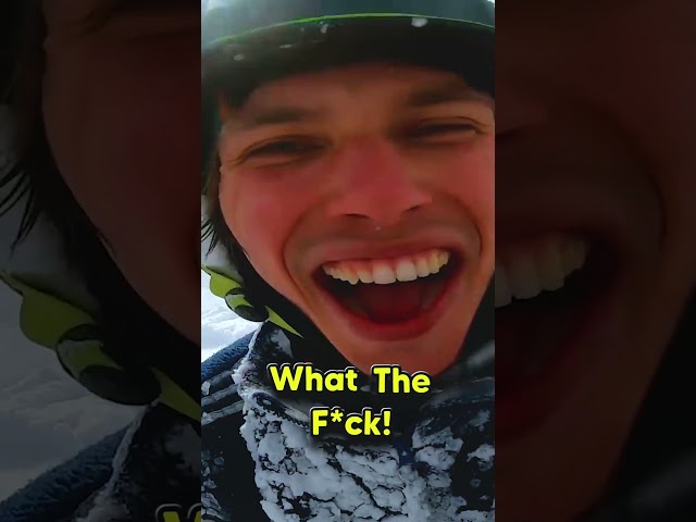 Zijn eerste FRONTFLIP 😍🏂