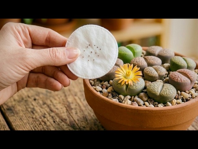 Wish I’d Known This Sooner! How to Grow Any Succulent or Cactus from Seed (Like Living Stones!) 🌵