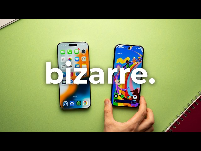 iOS 26 Vs. Android 16 is wild.