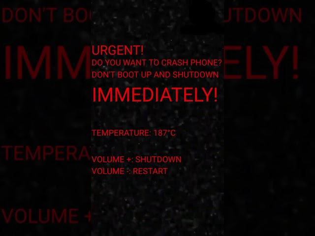 Redmi 10 Overheating Killscreen (REUPLOAD)