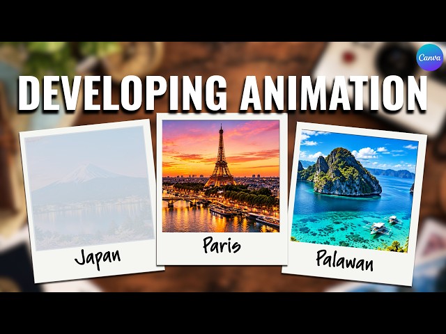 Polaroid Photo Developing Animation in Canva