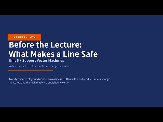 Financial Machine Learning Week 6 Primer — What Makes a Line Safe | Yonsei University