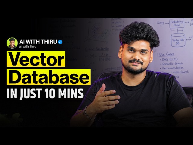 Vector Database எப்படி Work ஆகுது? | RAG & Vector DB Explained