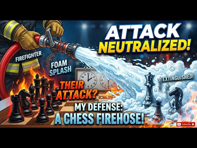 Neutralising an attack in Blitz chess!