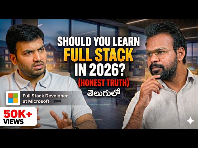Stop Learning Full Stack! (Watch This Before Starting in 2026)