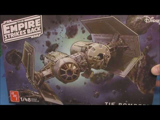 ALL NEW KIT! Tie Bomber Star Wars Empire Strikes Back 1/48 Scale Model How To Assemble Paint Weather
