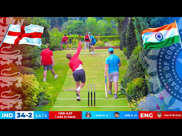 RAPID bowling in England vs India Backyard THRILLER 🔥 | 5 over smash