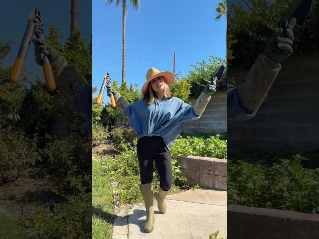 GARDENING IN STYLE #dreamboots #gardenera