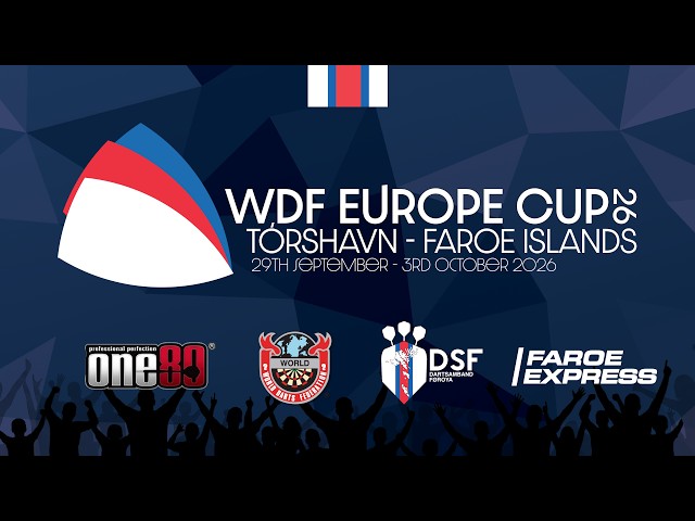 🎯 LIVE DARTS: WDF Europe Cup 2026 • Faroe Islands