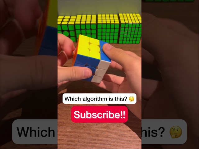 Rubik’s Cube guess the algorithm #cubing #satisfying #algorithm #speedcubing #viral #trending #cube
