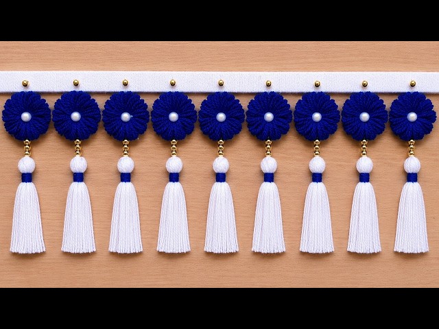 DIY Woolen Door Toran Making | Beautiful Door Hanging for Home Decor | Easy Handmade Craft