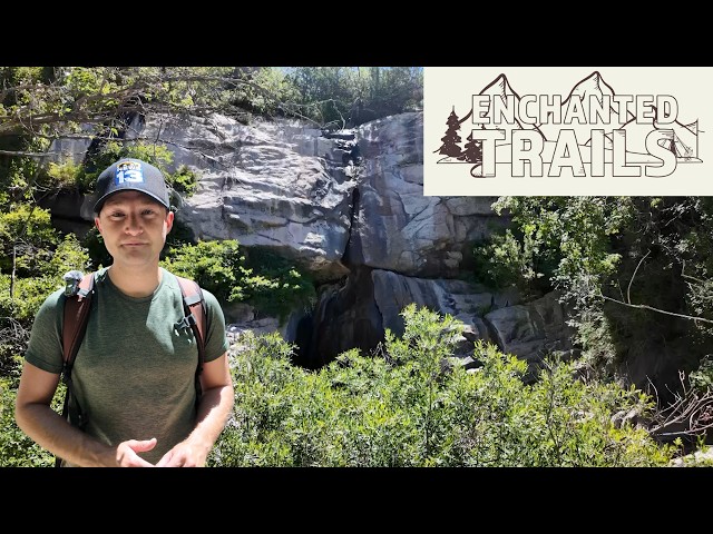 A waterfall hidden in the Sandias