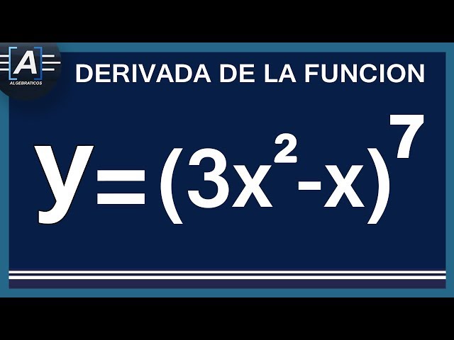 DERIVE A FUNCTION raised to a power